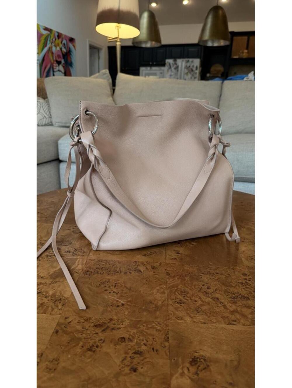 Rebecca Minkoff Blush Leather Shoulder Bag